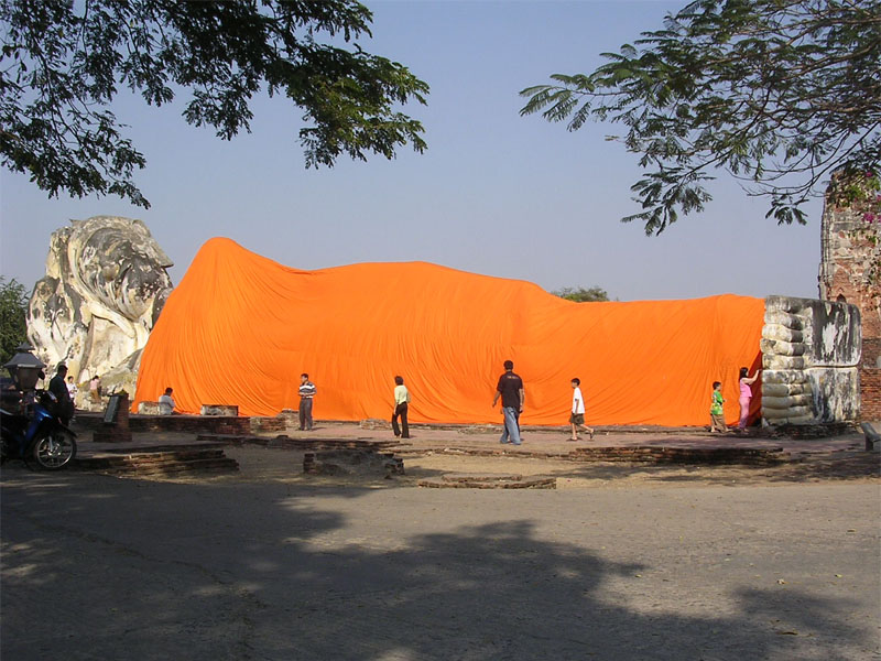 Liegender Buddha Wat Lokayasutharam
